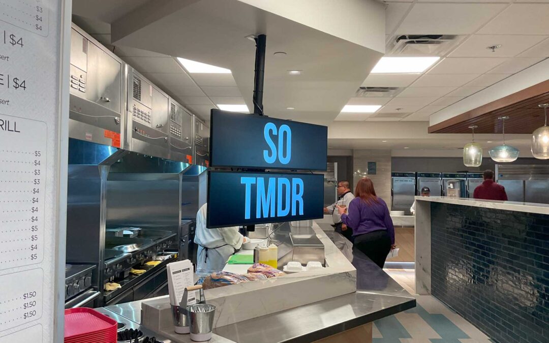 Viejas TMDR kitchen with LED screen